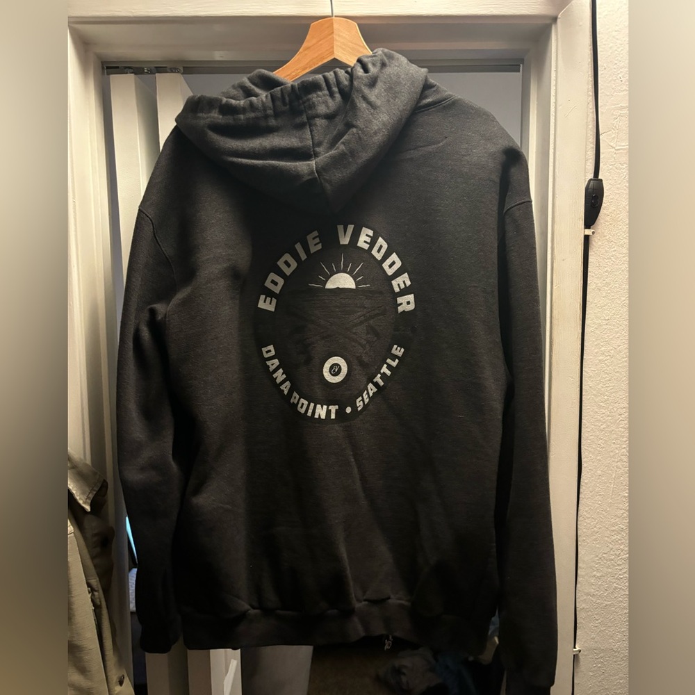 Eddie Vedder (Pearl Jam) Hoodie. Large. NWOT